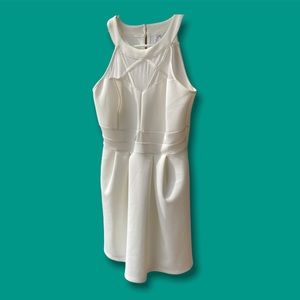 White cocktail dress